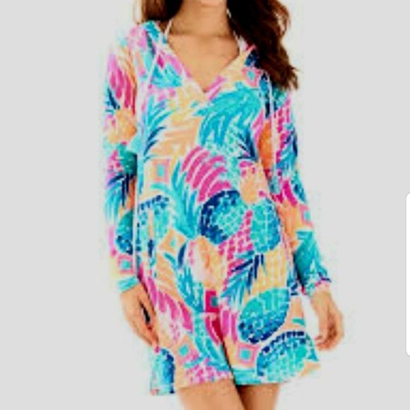 Lilly Pulitzer Dresses & Skirts - Lilly Pulitzer Rylie cover up dress UPF 50